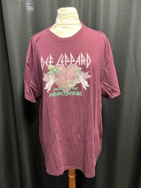 Torrid Def Leppard Oversized Fit Crew Cotton Tee